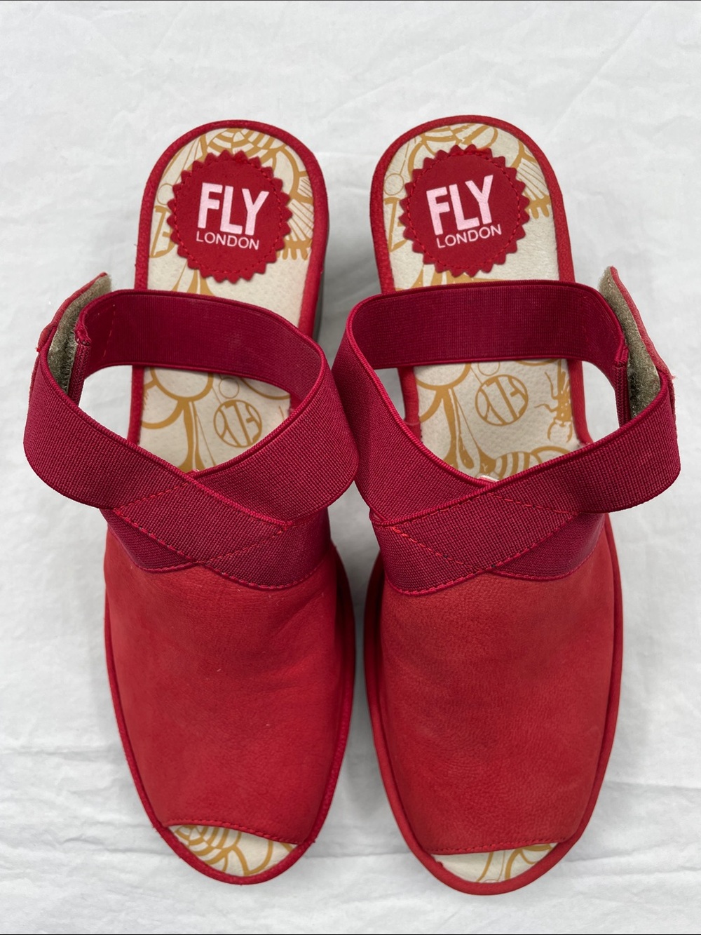NEW! Fly London Wato Leather Suede Ankle Strap Sandals. EU 40. - Picture 5 of 12